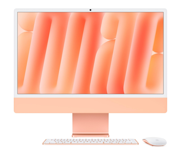 Apple iMac 24 M4/24GB/512/MacOS Retina 4,5K Pomarańczowy 10R GPU - 1570275 - zdjęcie